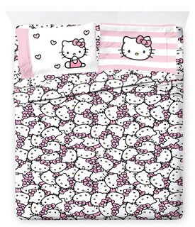 Foto 1 | Foto 1 | Juego De Sábanas Jay Franco Hello Kitty Ultrasoft Queen De 4 Piezas - Venta Internacional.