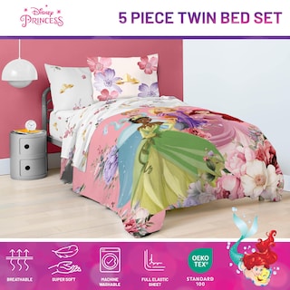Foto 4 | Foto 4 | Juego De Edredón Jay Franco Disney Princess Twin Con 5 Piezas - Venta Internacional.