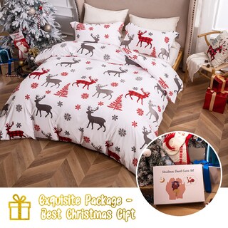 Foto 7 | Foto 7 | Juego De Funda De Edredón Mildly Christmas, Tamaño Doble Para Niños - Venta Internacional.