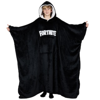 Foto 1 | Foto 1 | Fortnite Blanket Hoodie For Boys Teens 14+ Wearable Blanket Fleece Extra Long (black Long Teens 14+) - Venta Internacional.