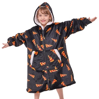 Foto 1 | Foto 1 | Sudadera Portátil Con Capucha Joywoo Para Niños, Pizza Sherpa, Niña Y Niño - Venta Internacional.