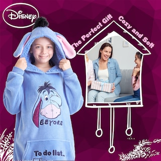Foto 3 | Foto 3 | Manta con Capucha Disney - Venta Internacional