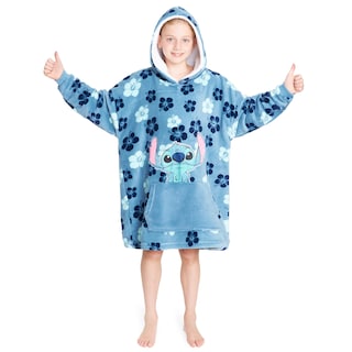 Foto 1 | Foto 1 | Manta con Capucha Disney Stitch Azul - Venta Internacional