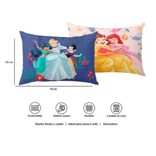 Foto 4 | Foto 4 | Almohada Reversible Princesas Cuento