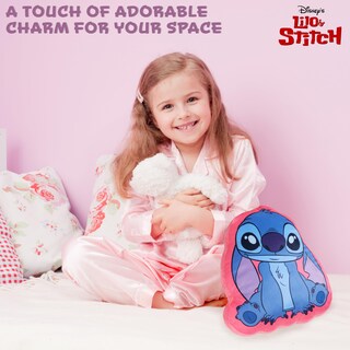 Foto 5 | Foto 5 | Cojín De Cojín De Felpa Disney Stitch 3d Para Cama, Viajes Y Niños - Venta Internacional.