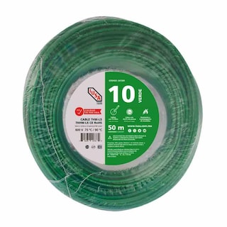 Foto 1 | Foto 1 | Cable Thhw-ls Rohs Calibre 10 Awg Verde 50m
