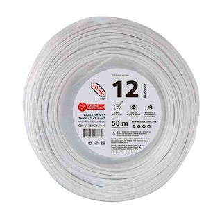 Foto 1 | Foto 1 | Cable Thhw-ls Rohs Calibre 12 Awg Blanco 50m