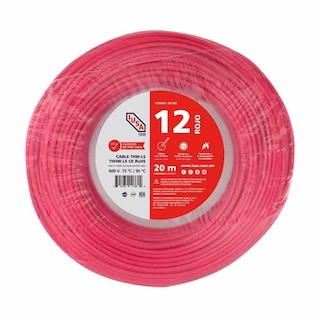Foto 1 | Foto 1 | Cable Thhw-ls Rohs Calibre 12 Awg Rojo 20m