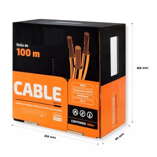 Foto 5 | Foto 5 | Caja De Cable Eléctrico Calibre 14 Thw Cca 100m Eo Safe Imports Esi-9261 Blanco