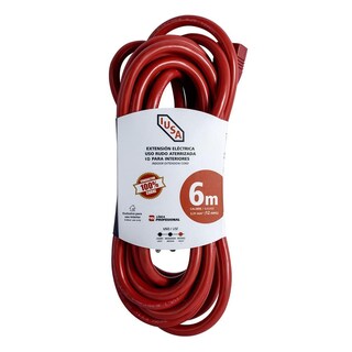 Foto 1 | Foto 1 | Extensión Eléctrica Uso Rudo Iusa 3x12awg, 6m Rojo