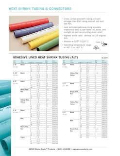 Foto 2 | Foto 2 | Tubo Termorretráctil Ancor 304624, Grado Marino, 9,5 Mm Y 30,5 Cm - Venta Internacional.