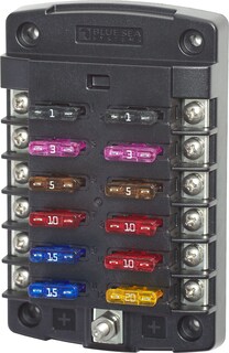 Foto 1 | Foto 1 | Bloque De Fusibles Blue Sea Systems St Blade 5034 De 12 Circuitos - Venta Internacional.