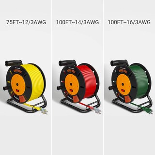 Foto 5 | Foto 5 | Carrete De Almacenamiento Para Cables De Extensión Dewenwils Con 4 Salidas, 10 A - Venta Internacional.