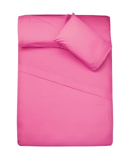 Foto 1 | Foto 1 | Sábanas Ultrasoft Matrimonial Tesso Home color Rosa