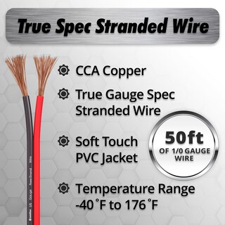 Foto 2 | Foto 2 | Wire Installgear Calibre 1/0 (15 M) De Aluminio Revestido De Cobre Cca - Venta Internacional.