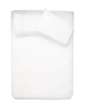 Sábanas Ultrasoft Matrimonial Tesso Home color Blanco