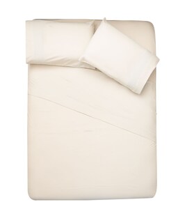 Foto 1 | Foto 1 | Sábanas Ultrasoft Matrimonial Tesso Home color Beige Capuchino