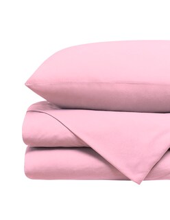 Foto 2 | Foto 2 | Sábanas Ultrasoft Matrimonial Tesso Home color Rosa Claro