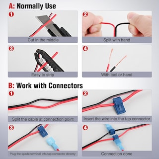 Foto 5 | Foto 5 | Cable Eléctrico Nilight 14 Awg, 50 Pies, Rojo Y Negro, 12 V/24 V Dc Cca - Venta Internacional.
