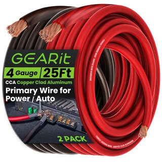 Foto 1 | Foto 1 | Cable De Alimentación/tierra Gearit 4, Calibre 4, Para Automoción, 7,5 M De Cca - Venta Internacional.