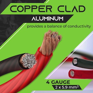 Foto 2 | Foto 2 | Cable De Alimentación/tierra Gearit 4, Calibre 4, Para Automoción, 7,5 M De Cca - Venta Internacional.