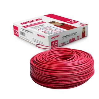 Foto 1 | Foto 1 | Cable De Cobre Akron Calibre 12 90mts Rojo