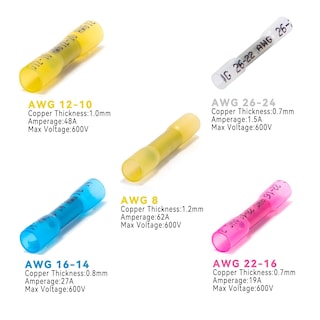 Foto 6 | Foto 6 | Conector A Tope Termorretráctil Hks Amarillo 8 Awg 50 Piezas - Venta Internacional.