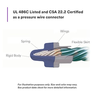 Foto 7 | Foto 7 | Conector De Cables 3m Performance Plus B/g+pouch Azul/gris 14-6 Awg - Venta Internacional.
