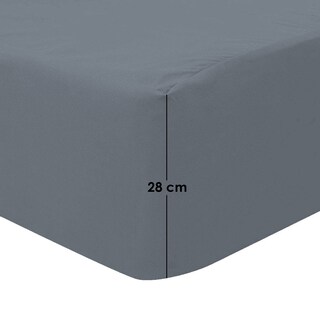 Foto 4 | Foto 5 | Sabana De Microfibra Super Suave King Size Gris Oxford