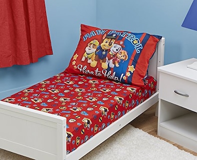 Foto 1 | Foto 1 | Venta Internacional- Juego de Sábanas Paw Patrol Rojo para Niño 2 Piezas