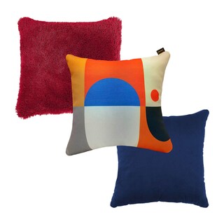 Foto 1 | Foto 1 | Set Fundas de Cojín Coprire 23HODE0321 Multicolor 45 X 45 cm 3 Piezas