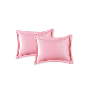 Foto 1 | Foto 1 | Funda Decorativa Estándar Velvet Rosa Lisa Concord
