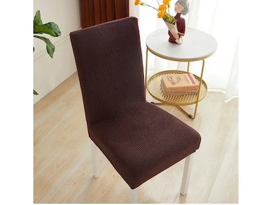 Foto 5 | Foto 5 | Xtellar Protectors Premium Marrón Oscuro - Kit De 6 Fundas Elásticas De Lujo Para Sillas De Comedor