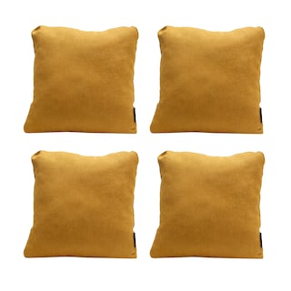 Foto 1 | Foto 1 | Cojín Decorativo DICASA Bless Zita color Amarillo Cuadrado Grande Set de 4