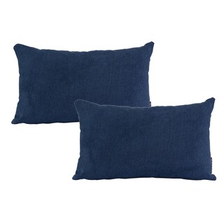 Foto 1 | Foto 1 | Cojín Riñonera Decorativo DICASA Bless Delta color Azul Marino Rectangular Set de 2