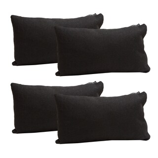 Foto 1 | Foto 1 | Cojines Riñoneros Dicasa Black Delta color Negro Rectangular 4 Piezas