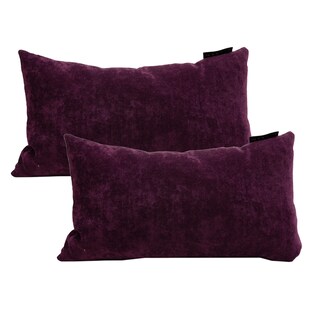 Foto 1 | Foto 1 | Cojines Riñoneros DICASA Velvet Delta color Púrpura Rectangulares 2 Piezas