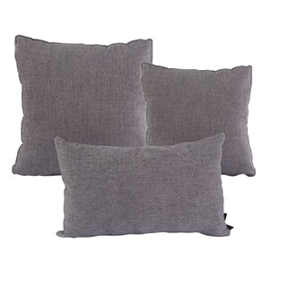 Foto 1 | Foto 1 | Cojines DICASA Tara Alfa Delta Zita color Gris Chico Grande y Rectangular 3 Piezas