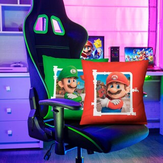 Foto 4 | Foto 4 | Cojín Reversible Providencia Mario y Luigi Serious Multicolor 1 Pieza