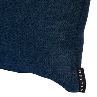 Foto 3 | Foto 3 | Cojín Decorativo DICASA Rivo Alfa Azul Cuadrado Chico