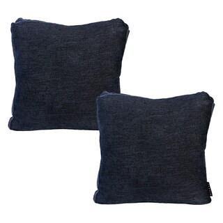 Foto 1 | Foto 1 | Cojín Decorativo DICASA Niza Zita Azul Cuadrado Grande 2 Piezas
