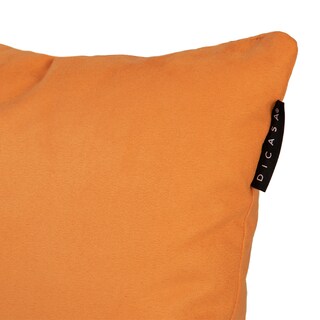 Foto 6 | Foto 6 | Cojín Decorativo DICASA Sora Alfa + Zita Naranja Chico y Grande 2 Piezas