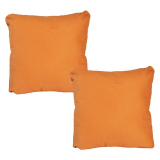 Foto 1 | Foto 1 | Cojín Decorativo DICASA Sora Zita Naranja Cuadrado Grande 2 Piezas