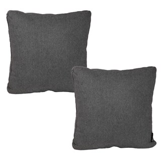 Foto 1 | Foto 1 | Cojín Decorativo Dicasa Rivo Zita color Gris Cuadrado Grande Set De 2