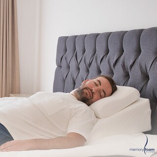 Foto 6 | Foto 6 | Cojín Antireflujo Adultos Cuña Antireflujo Para Adultos Blanca Hecho 100% De Memory Foam