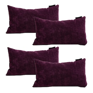 Foto 1 | Foto 1 | Cojin Riñonera Decorativa Dicasa Velvet Delta Color Morado Rectangular Set De 4