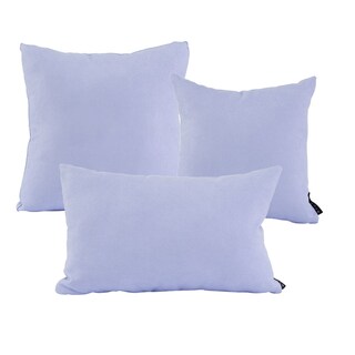 Foto 1 | Foto 1 | Set De 3 Cojines Decorativos Dicasa Ela Alfa - Zita - Delta Color Lila (1 Cuadrado Ch + 1 Cuad Gde Y 1 Rectangular)