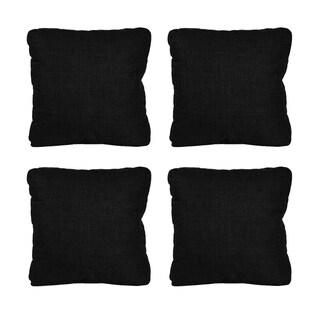 Foto 1 | Foto 1 | Cojin Decorativo Dicasa Belu Zita Color Negro Cuadrado Grande Set De 4