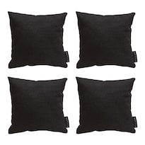 Set De 4 Cojines Alfaone Dicasa Color Negro