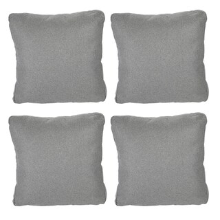 Foto 1 | Foto 1 | Set de Cojines Dicasa Niz Zita Gris Oscuro Cuadrados 4 Piezas